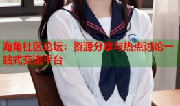 海角社区论坛：资源分享与热点讨论一站式交流平台