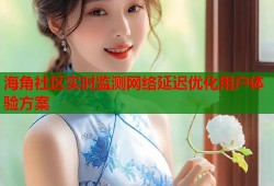 海角社区实时监测网络延迟优化用户体验方案
