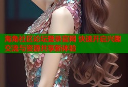 海角社区论坛登录官网 快速开启兴趣交流与资源共享新体验