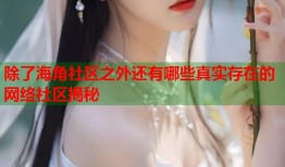 除了海角社区之外还有哪些真实存在的网络社区揭秘