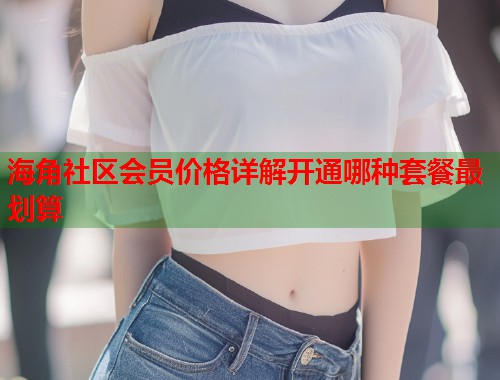 海角社区会员价格详解开通哪种套餐最划算