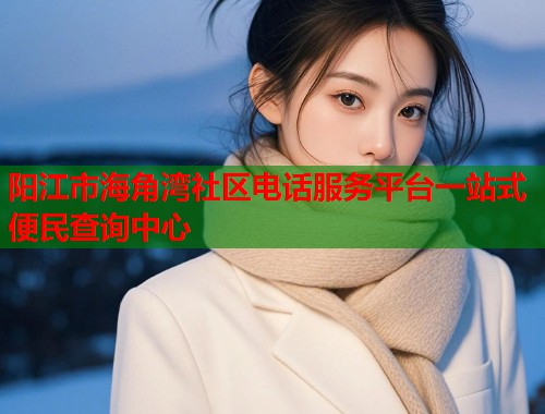 阳江市海角湾社区电话服务平台一站式便民查询中心