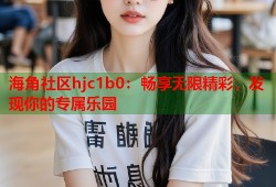 海角社区hjc1b0：畅享无限精彩，发现你的专属乐园