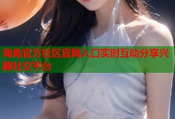 海角官方社区官网入口实时互动分享兴趣社交平台