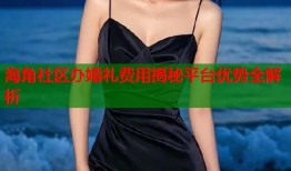 海角社区办婚礼费用揭秘平台优势全解析