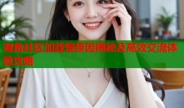 海角社区加载慢原因揭秘及高效交流体验攻略