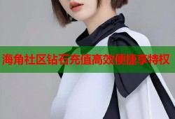 海角社区钻石充值高效便捷享特权