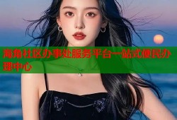 海角社区办事处服务平台一站式便民办理中心