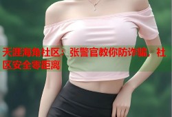 天涯海角社区：张警官教你防诈骗，社区安全零距离