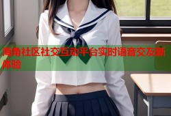 海角社区社交互动平台实时语音交友新体验