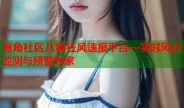 海角社区八级狂风速报平台—实时风力监测与预警专家