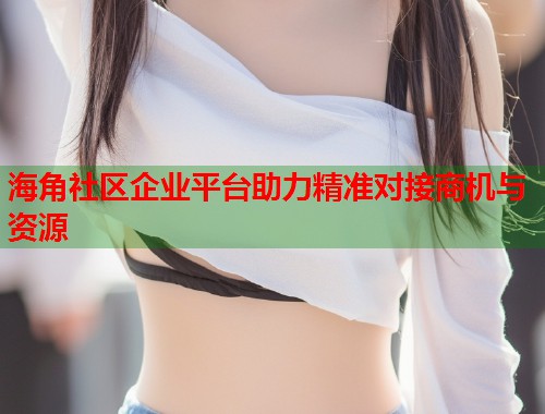海角社区企业平台助力精准对接商机与资源