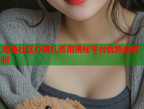 海角社区办婚礼费用揭秘平台优势全解析