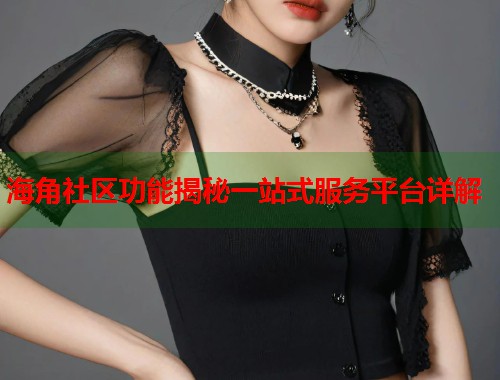 海角社区功能揭秘一站式服务平台详解